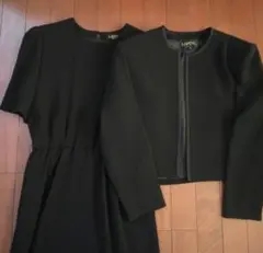 LAPINE ラピーヌ　11号　ブラック ワンピーススーツ