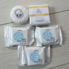 ロキシタンとディプティック とパポタニスの石鹸5個セット