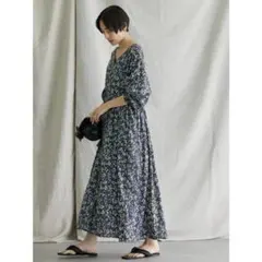 AMERICAN HOLIC＊ロングワンピース＊2WEY花柄＊紫　青