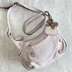 美品⭐️ANNA SUI アナスイ ドリトル ショルダーバッグ パープル　Y2K
