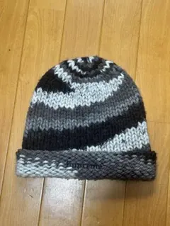 supreme 24ss ニット帽　白　黒　グレー