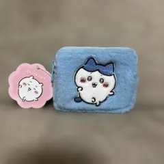 ちいかわ　ふわふわミニポーチ　ハチワレ