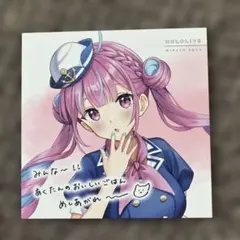湊あくあ キャンバスボード - メルカリ