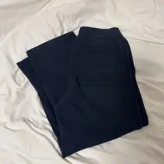 ユニクロC ワイドスウェットパンツ ネイビーM