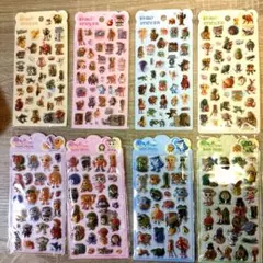 【激安8種類セット】AIモンスター　イタリアンブレインロット ぷくぷくシール