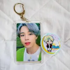 【BTS】ジミン缶バッジキーホルダーセット