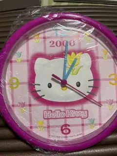 新品未開封 ハローキティ 壁掛け時計 2000年モデル