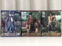 ワンピース MASTER STARS PIECE ルフィ サボ エース　セット