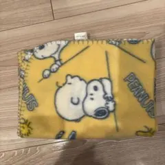 スヌーピー フリース毛布 イエロー