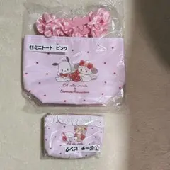 サンリオキャラクターズ ミニトート ピンク