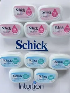 シック イントゥイション 替刃　しっとりうる肌5個　敏感肌5個のサムネイル