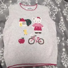 ニットベスト 110