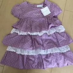 ナルミヤ　pom ponette baby ドット柄　ワンピース 100cmのサムネイル