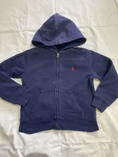 ラルフローレン　パーカー　ネイビー　115 110 ５T 美品　裏起毛