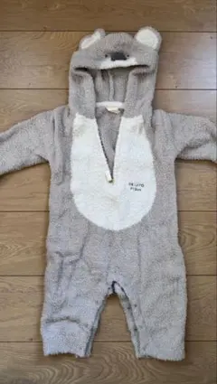 ジェラピケ　フード付きロンパース 70-80㎝