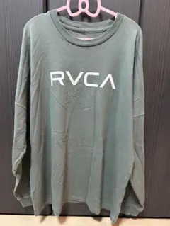RVCA 長袖シャツ Lサイズ オリーブグリーン