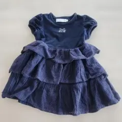 【Tartine et Chocolat】 ワンピース 90cm ネイビーのサムネイル