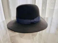 【美品】chestyウールリボン付きハット グレーのサムネイル