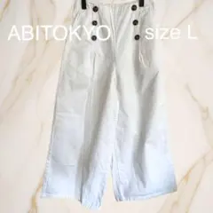 【新品】【ABITOKYO】6.5OZデニムW釦ワイドデニムパンツのサムネイル