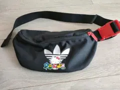 アディダス×ハローキティ　ウエストポーチ　ボディバッグ