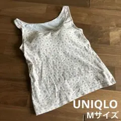 UNIQLO 花柄 カップ付きタンクトップ Mサイズ 中古のサムネイル