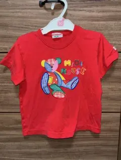 ミキハウス パッチワーク ベア 半袖Tシャツ 100cmのサムネイル