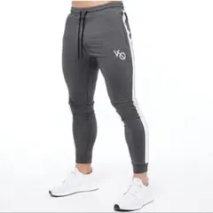 GREY TAPERED SWEATPANTS
