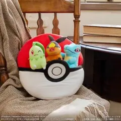 ポケモン一番くじ　A賞 ぬいぐるみつきゲームクッション 未開封のサムネイル