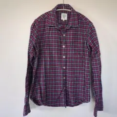 SHAKKEY'S GALLERY 長袖シャツ Sサイズ　チェック柄　 古着