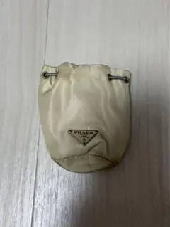 PRADA プラダ 巾着 ポーチ ベージュのサムネイル