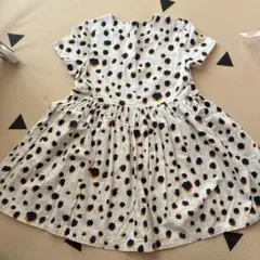 最終お値下げ　mini rotini アニマル柄 半袖ワンピースのサムネイル