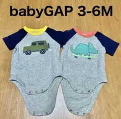 ベビーGAP　ロンパース　3-6m 2枚セット
