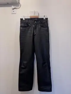 レザーフレアパンツ　本革