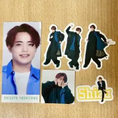 【美品】吉澤閑也　シール5枚　カード1枚セット