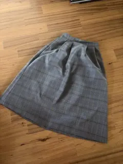 UNITED ARROWS チェック柄 ロングスカートのサムネイル