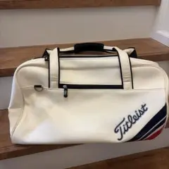 Titleist タイトリスト ボストンバッグ ホワイト 2WAYゴルフ - メルカリ