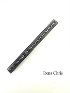 【H12】Rena C.PARIS ラインストーンヘアクリップ　ブルーのサムネイル