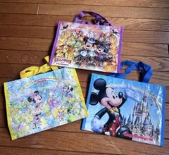 ディズニー　ミニトート　 ショッピングバッグ3枚セット