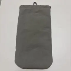 無印良品　リンクルナイロン　片手で開くフラットポーチ