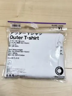 アウターTシャツ ホワイト XL
