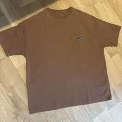 KAVUブラウン Tシャツ ポケット付きのサムネイル