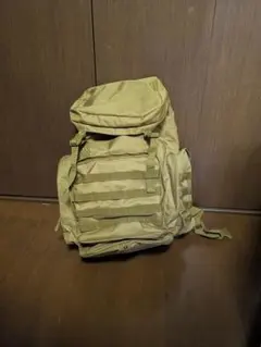 ミリタリー　アウトドア　バックパック　リュックサック　カーキ