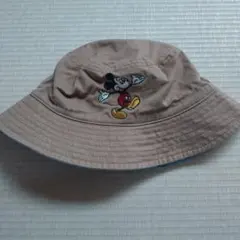 ミッキーマウス バケットハット リバーシブル　52センチ