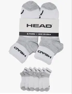 HEAD スポーツソックス 6足セット 25-28cmのサムネイル