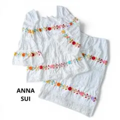 ANNA SUI 90s archive 刺繍ブラウス セットアップ USA製のサムネイル