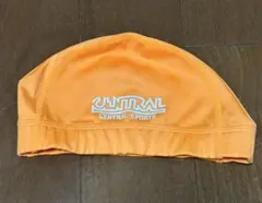 セントラルスポーツ　スイミング帽子　オレンジ　Lサイズ