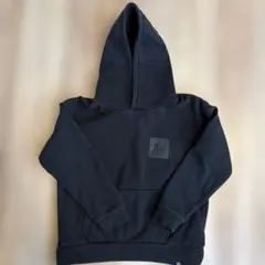 CAMP7 黒 フード付きパーカー　130〜140くらい