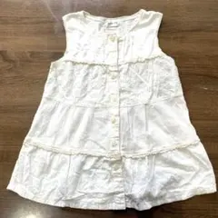 Biquette ノースリーブ 110cm ホワイトのサムネイル