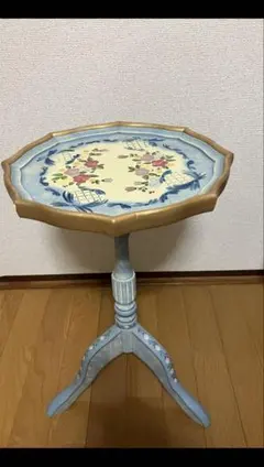 トールペイント サイドテーブル ナイトテーブル ワインテーブル 花台 RW85 トールペイント サイドテーブル ナイトテーブル ワインテーブル 花台