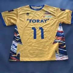 東レアローズ　配布ユニフォーム風Tシャツ　 青柳京古